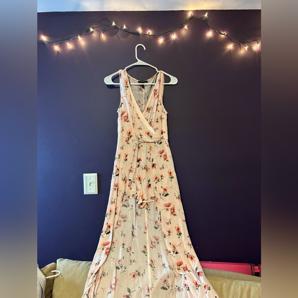 Romper with maxi skirt